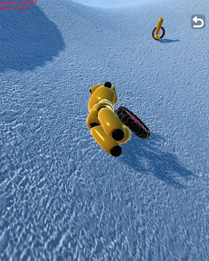 Gameplay screenshot 2 from Mannequin Downhill - Racing game